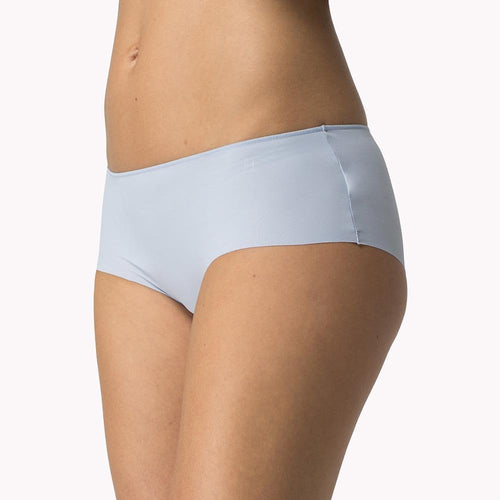 Tommy Hilfiger - Smooth Comfort Prinsy 3 - Pack Shorty Brief, Egret/Blue/Honeydew - Boxers - and - Briefs.net