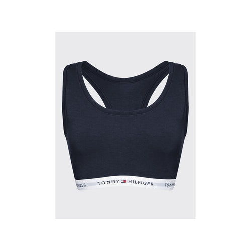Curve Tommy Icons Unlined Bralette, Navy