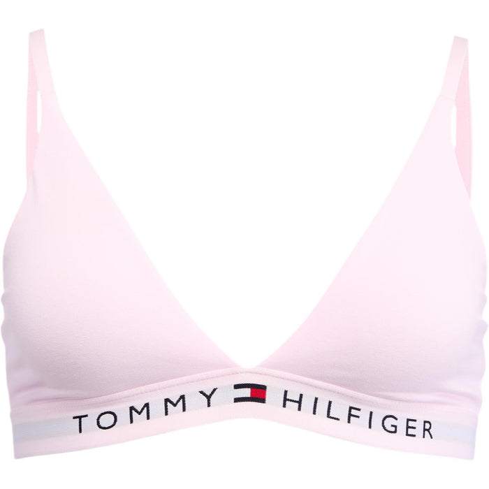 Tommy Hilfiger Women TH Original Triangle Bra, Pink | Boxers & Briefs