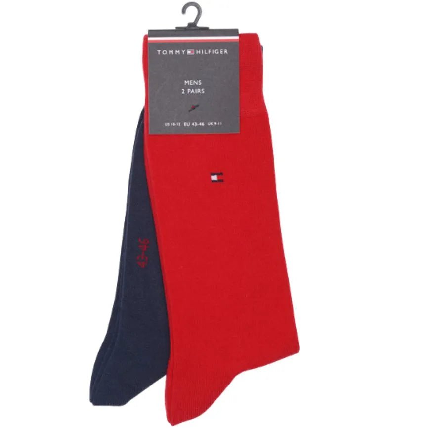 Tommy HilfigerSocks 2 - pack2 - Pack Classic Embroidered Logo Socks, Tommy OriginalBoxers & Briefs