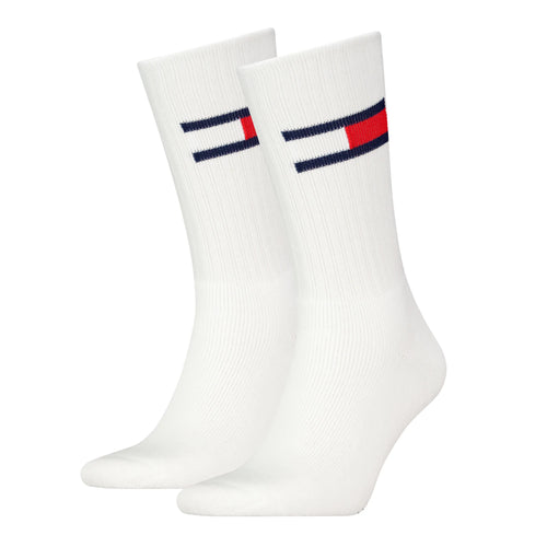 Tommy HilfigerSocks 2 - pack2 - Pack Tommy Jeans Flag Logo Sports Socks, WhiteBoxers & Briefs