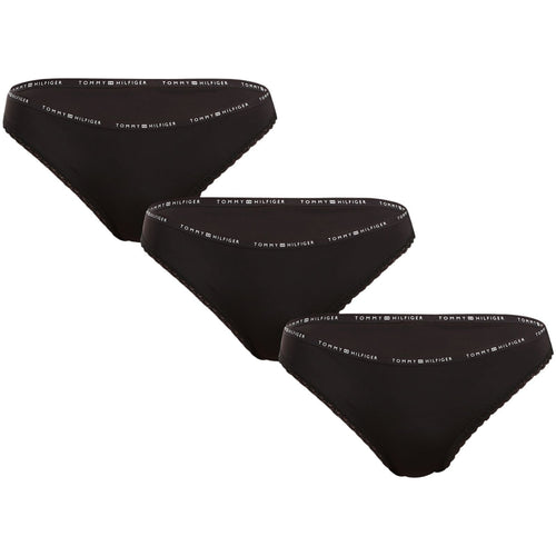Tommy HilfigerThongs 3 - pack3 - Pack Classic Logo Lace Thongs, BlackBoxers - and - Briefs.net