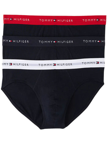 Tommy HilfigerBriefs 3 - pack3 - Pack Heritage Logo Briefs, Navy w/ red/white/navyBoxers - and - Briefs.net