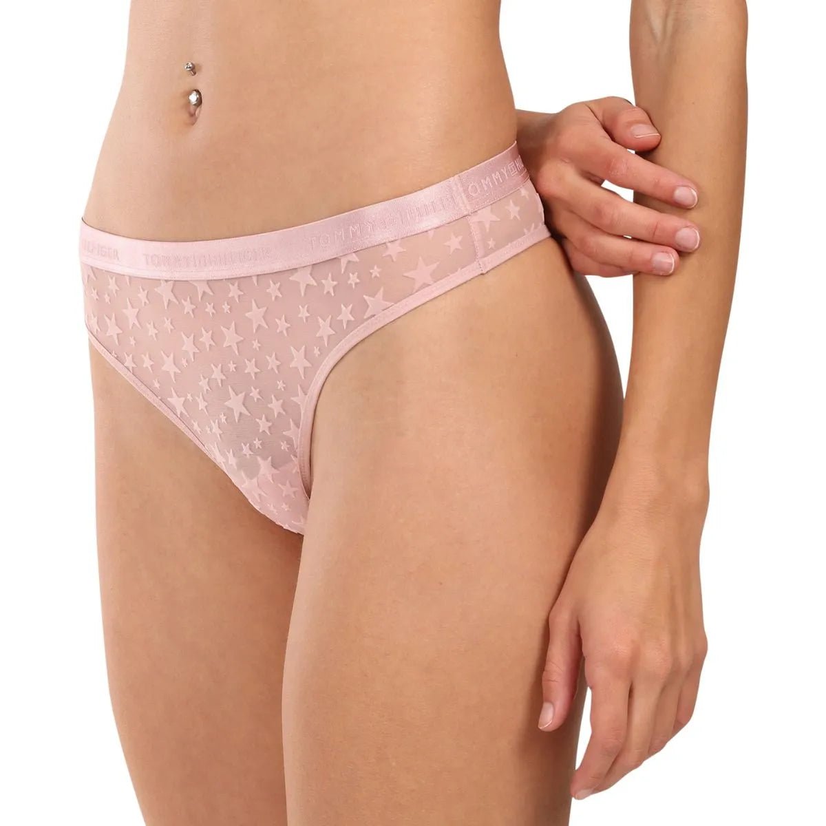 Tommy HilfigerThongs 3 - pack3 - Pack Mesh Stars Thongs Gift Set, Navy/Pink/RedBoxers & Briefs