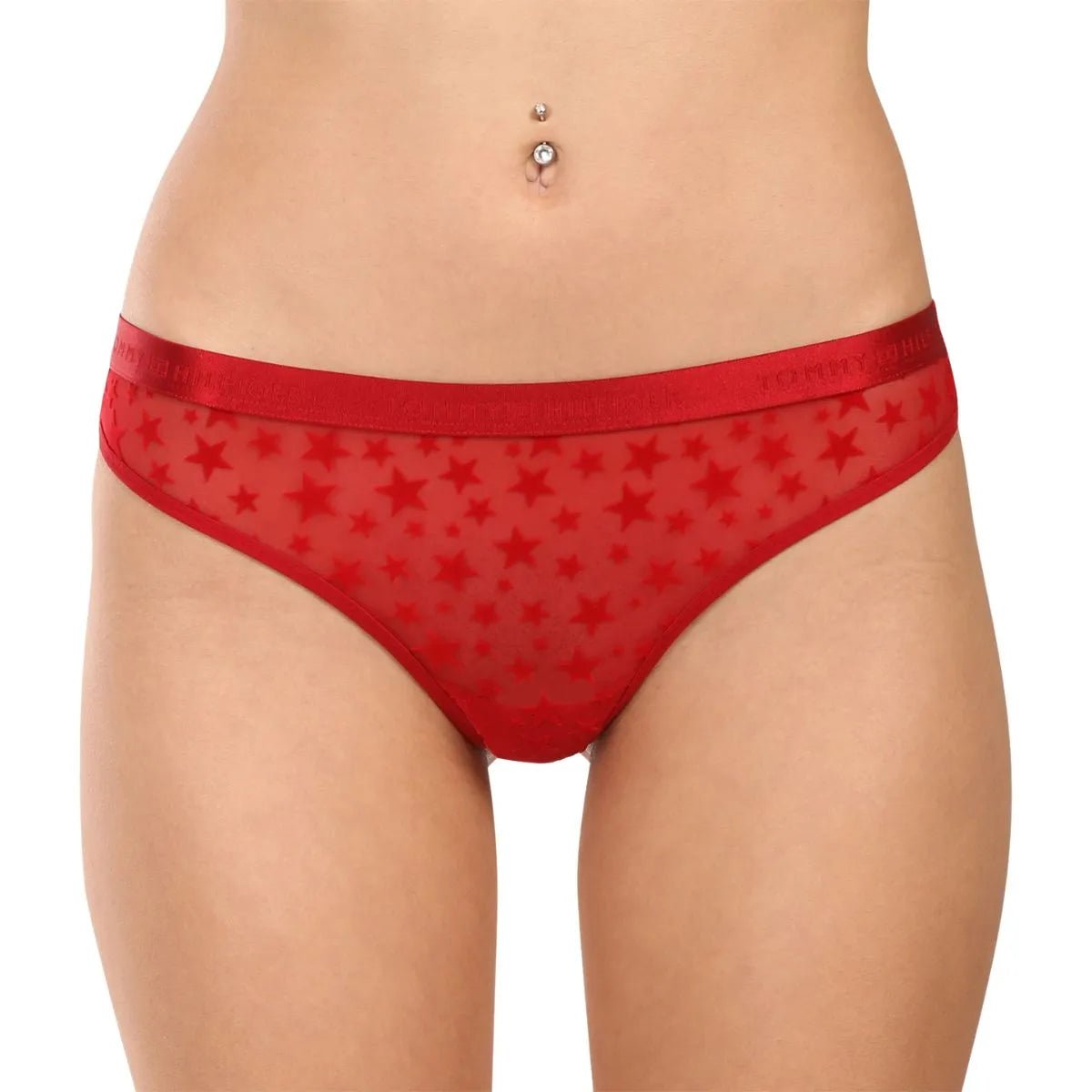 Tommy HilfigerThongs 3 - pack3 - Pack Mesh Stars Thongs Gift Set, Navy/Pink/RedBoxers & Briefs