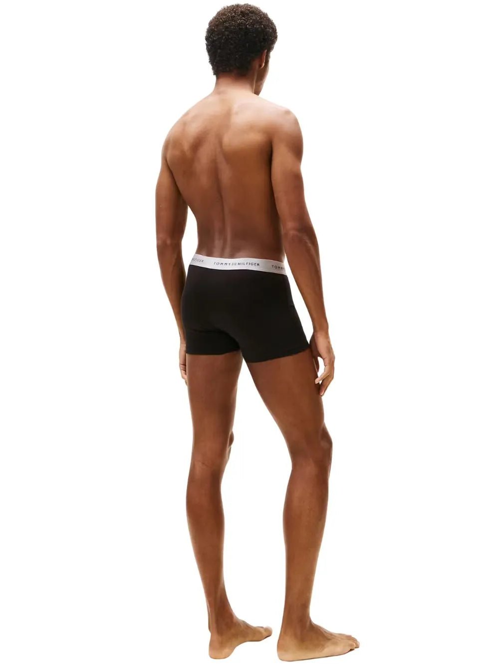 Tommy HilfigerTrunks 3 - pack3 - Pack Metallic Waistband Boxer Trunks Gift Set, Black w/ green/rouge/silverBoxers & Briefs