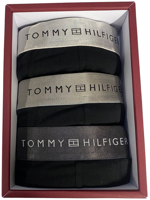 Tommy HilfigerTrunks 3 - pack3 - Pack Metallic Waistband Boxer Trunks Gift Set, BlackBoxers - and - Briefs.net