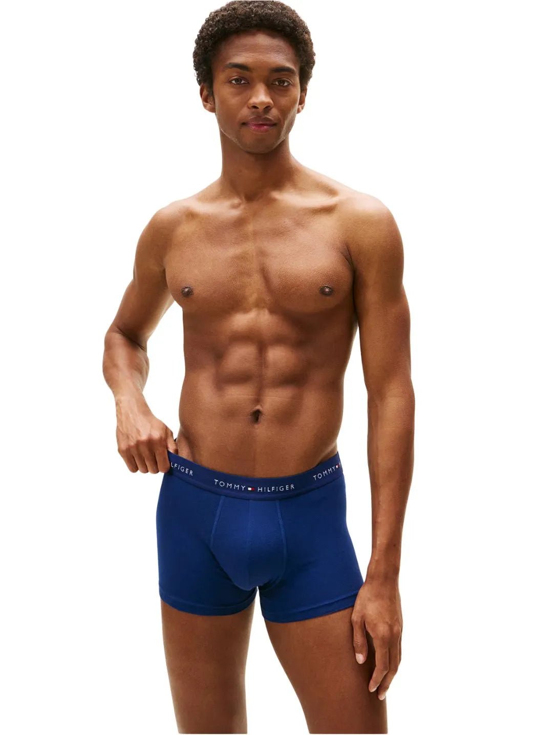 Tommy HilfigerTrunks 3 - pack3 - Pack Signature Cotton Boxer Trunks, Blue/Navy/BlackBoxers & Briefs