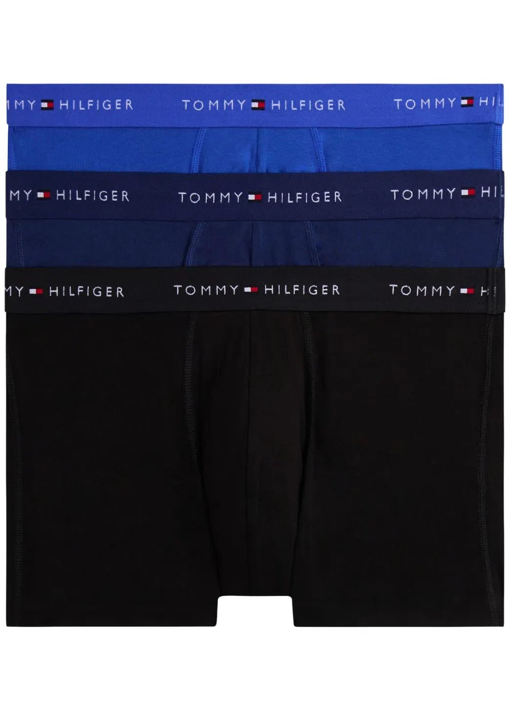 Tommy HilfigerTrunks 3 - pack3 - Pack Signature Cotton Boxer Trunks, Blue/Navy/BlackBoxers & Briefs