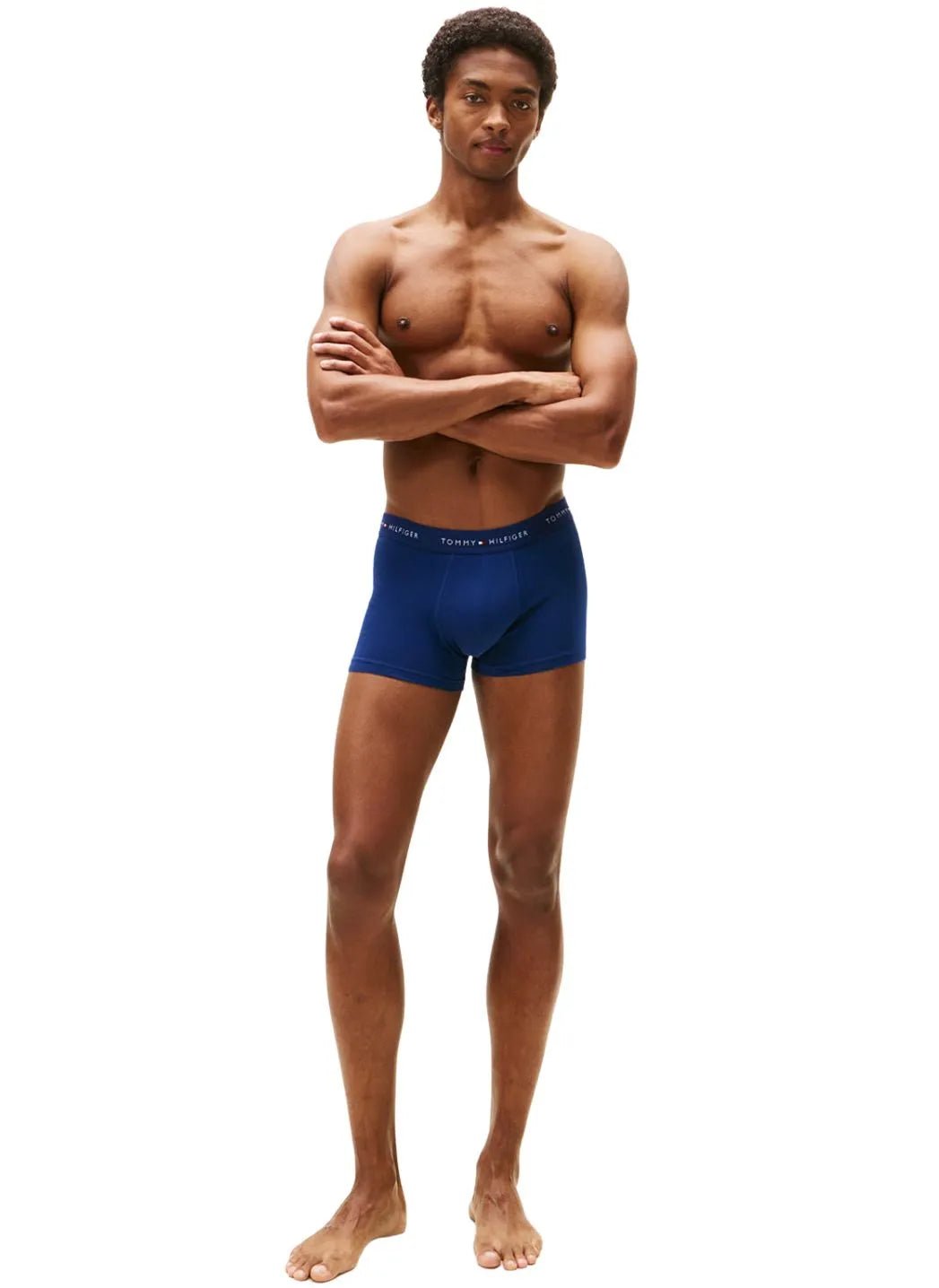 Tommy HilfigerTrunks 3 - pack3 - Pack Signature Cotton Boxer Trunks, Blue/Navy/BlackBoxers & Briefs