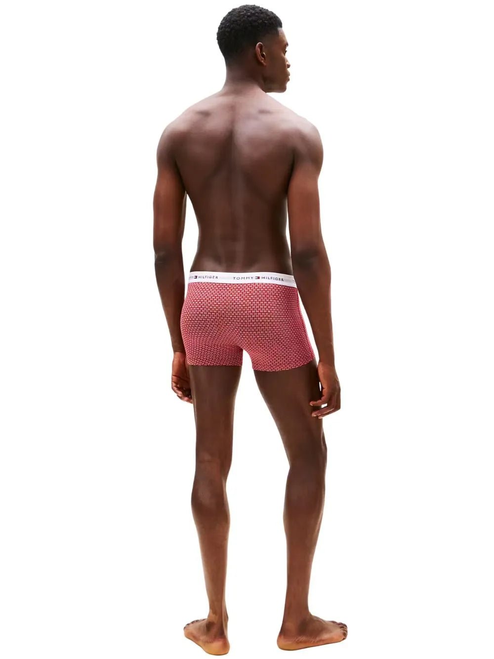 Tommy HilfigerTrunks 3 - pack3 - Pack Signature Cotton Flag DNA Print Boxer Trunks, Red/Green/BlueBoxers & Briefs