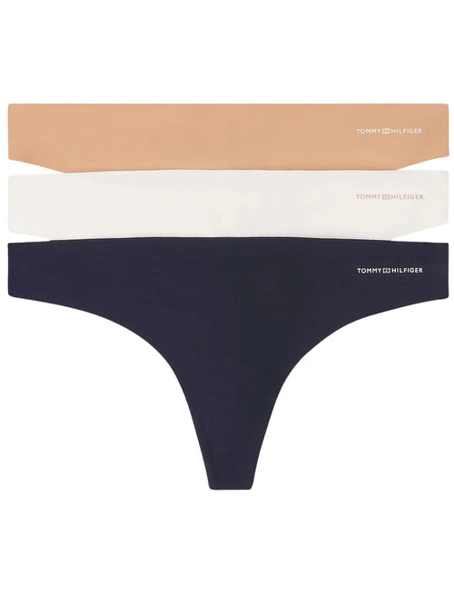 Tommy HilfigerBriefs 3 - pack3 - Pack Sleek Logo Hipster Briefs, Ivory/Beige/NavyBoxers & Briefs