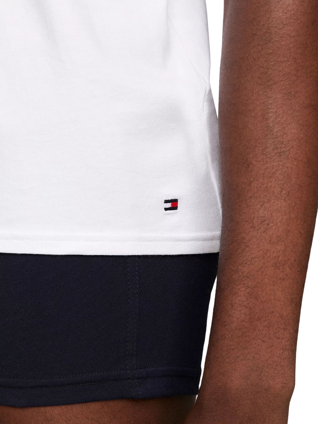 Tommy HilfigerT-Shirts 3 - pack3 - Pack Stretch Cotton V - Neck T-Shirts, WhiteBoxers - and - Briefs.net