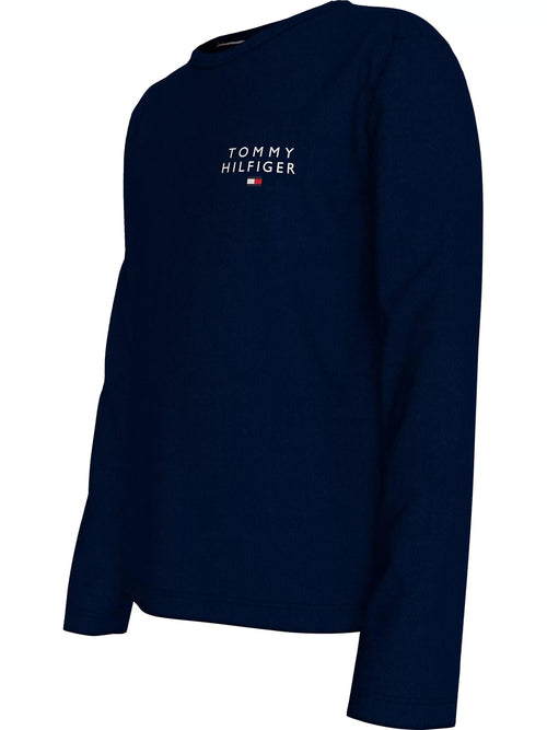 Tommy HilfigerPyjama SetBoys Tartan Flannel Pyjama Set, Navy/RougeBoxers - and - Briefs.net