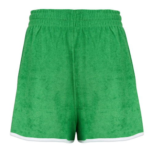 Tommy HilfigerBeach ShortsEmbroidered Flag Terry Shorts, Radiant GreenBoxers & Briefs