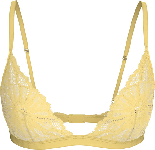 Tommy HilfigerBraFloral Lace Triangle Bra, CitronellaBoxers - and - Briefs.net