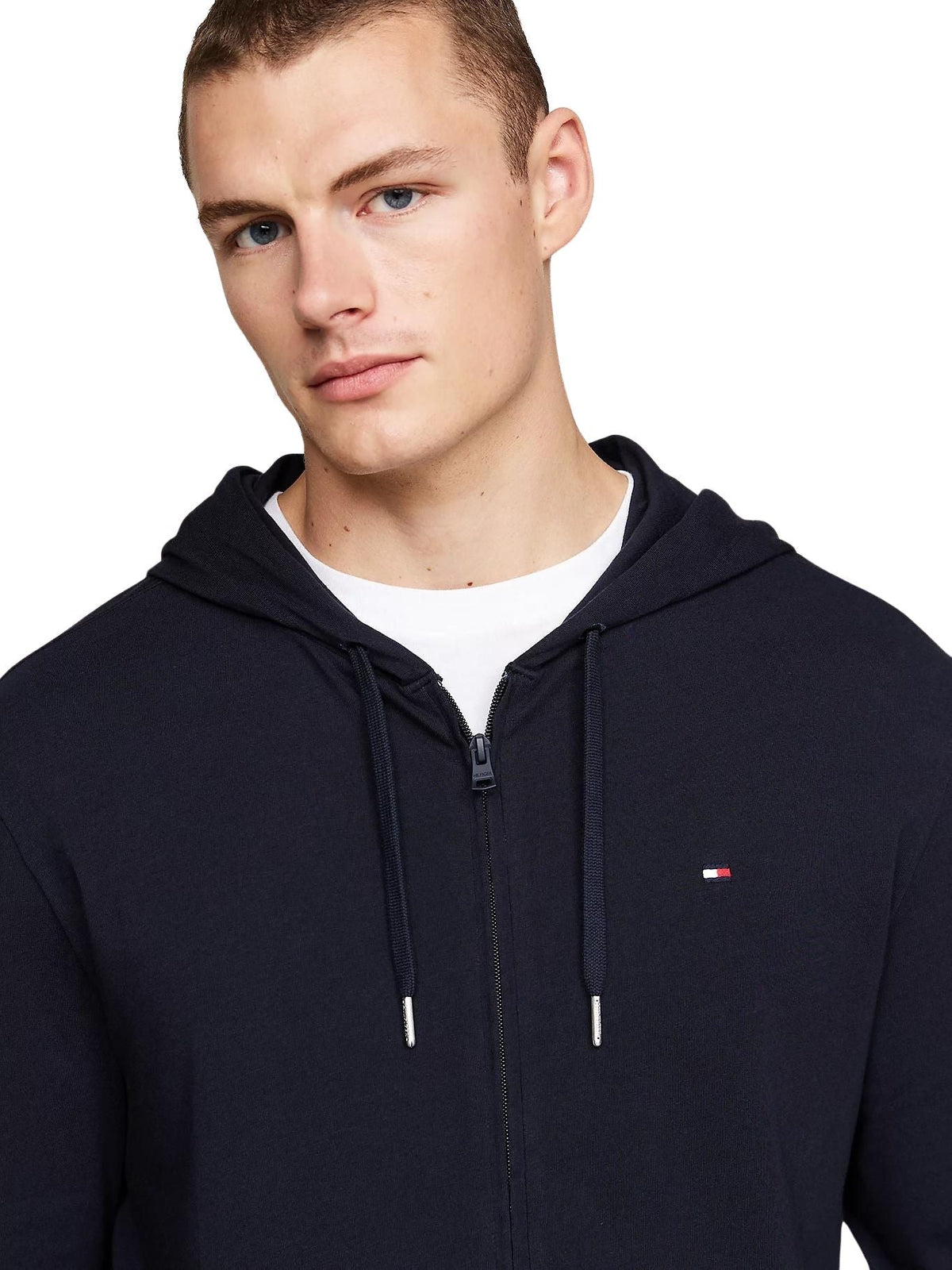 Tommy HilfigerHoodieFull - Zip Tracksuit Hoodie, NavyBoxers - and - Briefs.net