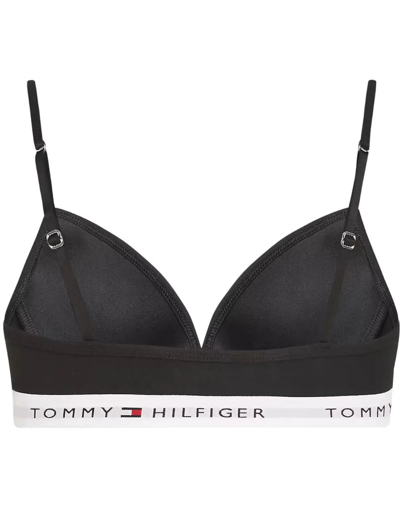 Tommy HilfigerBraGirls Heritage Logo Fixed Foam Triangle Bra, BlackBoxers & Briefs