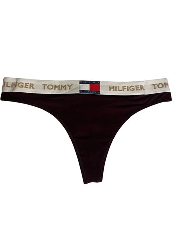 Tommy HilfigerThongGolden Heritage Thong, BurgundyBoxers - and - Briefs.net