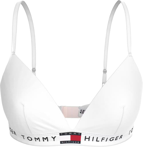 Tommy HilfigerBraHeritage Cotton RP Triangle Bra, WhiteBoxers - and - Briefs.net