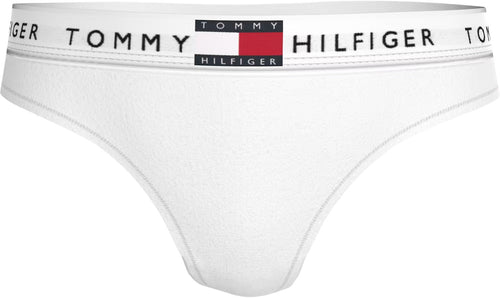 Tommy HilfigerThongHeritage Cotton Thong, WhiteBoxers - and - Briefs.net