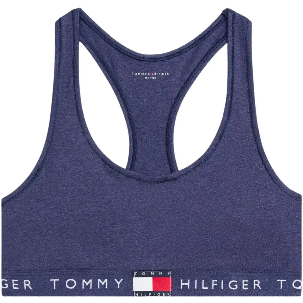 Tommy HilfigerBraletteHeritage Logo Racerback Bralette, Navy HeatherBoxers & Briefs