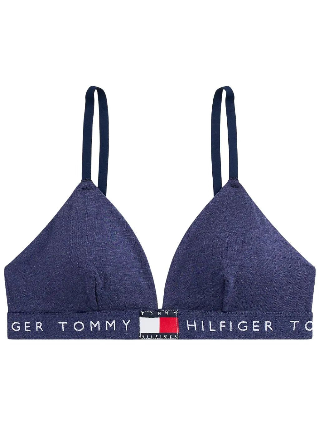 Tommy HilfigerBraHeritage Logo RP Triangle Bra, Navy HeatherBoxers & Briefs