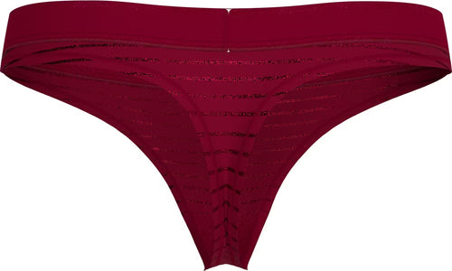 Tommy HilfigerThongLurex Pinstripe Thong, Deep RougeBoxers - and - Briefs.net