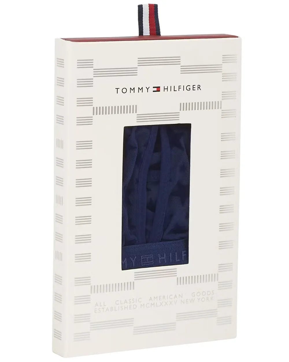 Tommy HilfigerBraMesh Stars Triangle Bra Gift Set, Preppy NavyBoxers & Briefs