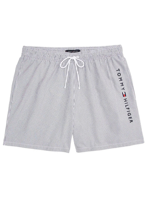 Tommy HilfigerSwim ShortsOriginal Stripe Mid Length Swim Shorts, Ithaca White/Desert SkyBoxers & Briefs