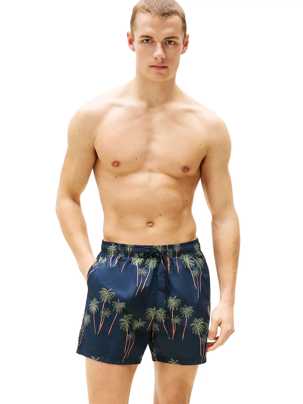 Tommy HilfigerSwim ShortsPalm Tropic Print Swim Shorts, Desert SkyBoxers & Briefs