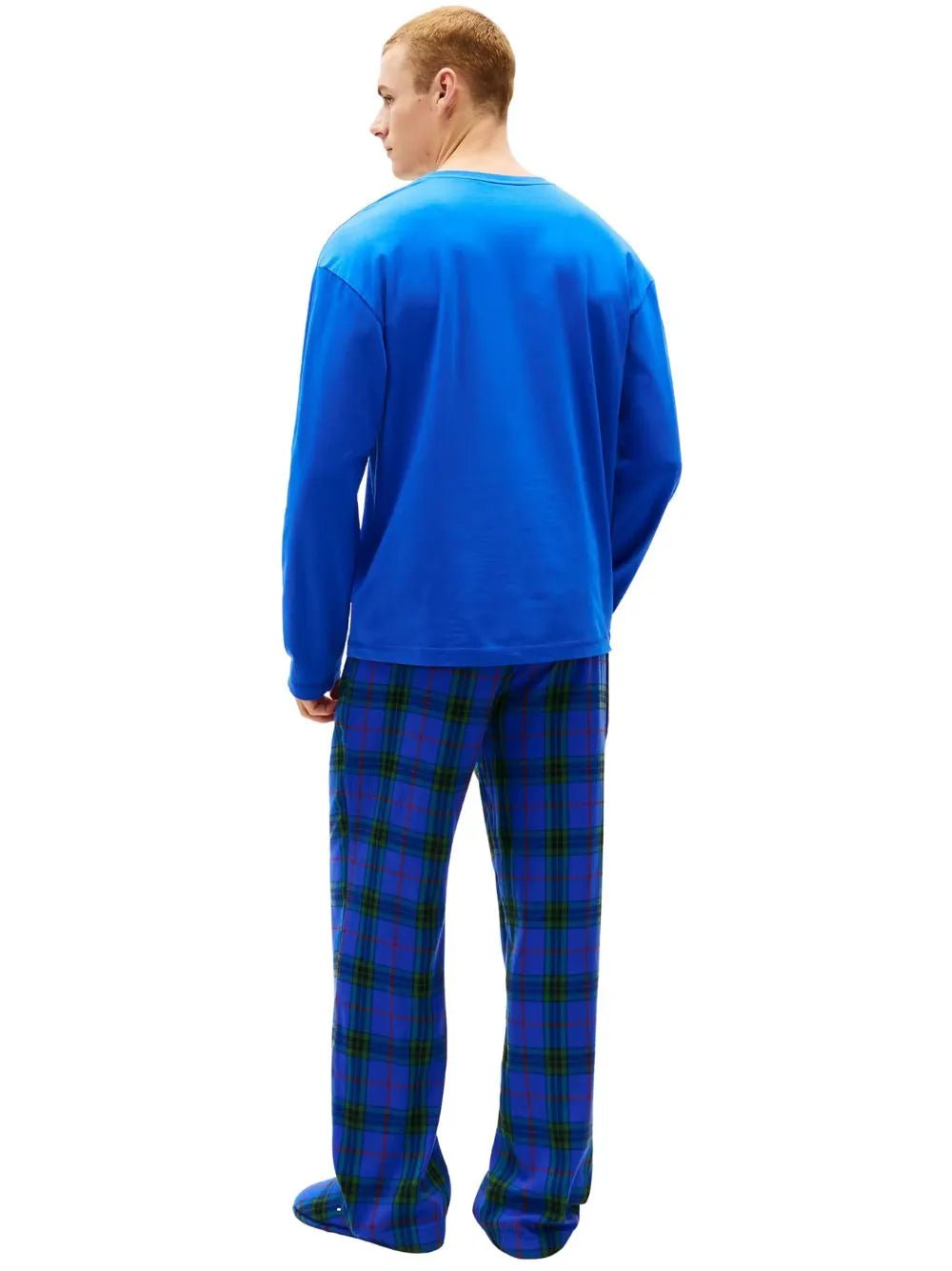 Tommy HilfigerPyjama SetPlaid Check Pyjamas & Slippers Gift Set, Noble BlueBoxers & Briefs