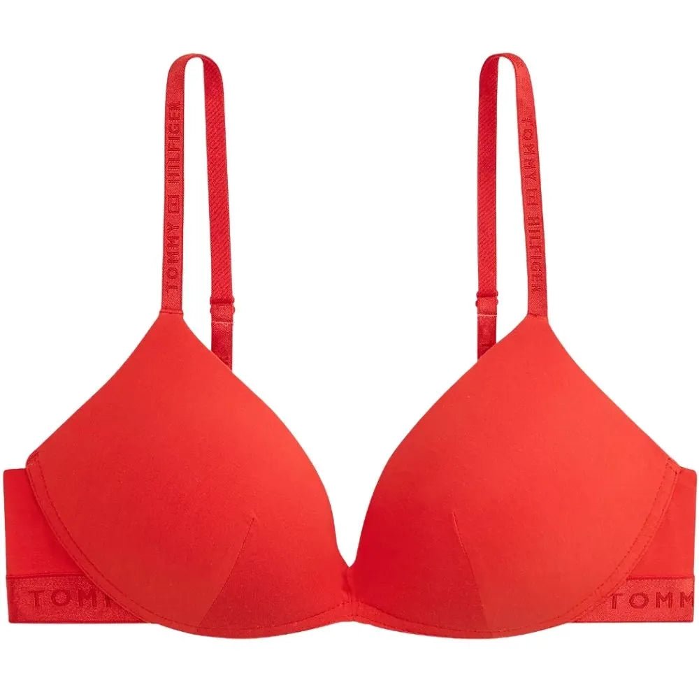 Tommy HilfigerBraRepeat Logo Wireless Push - Up Bra, Fireworks RedBoxers & Briefs