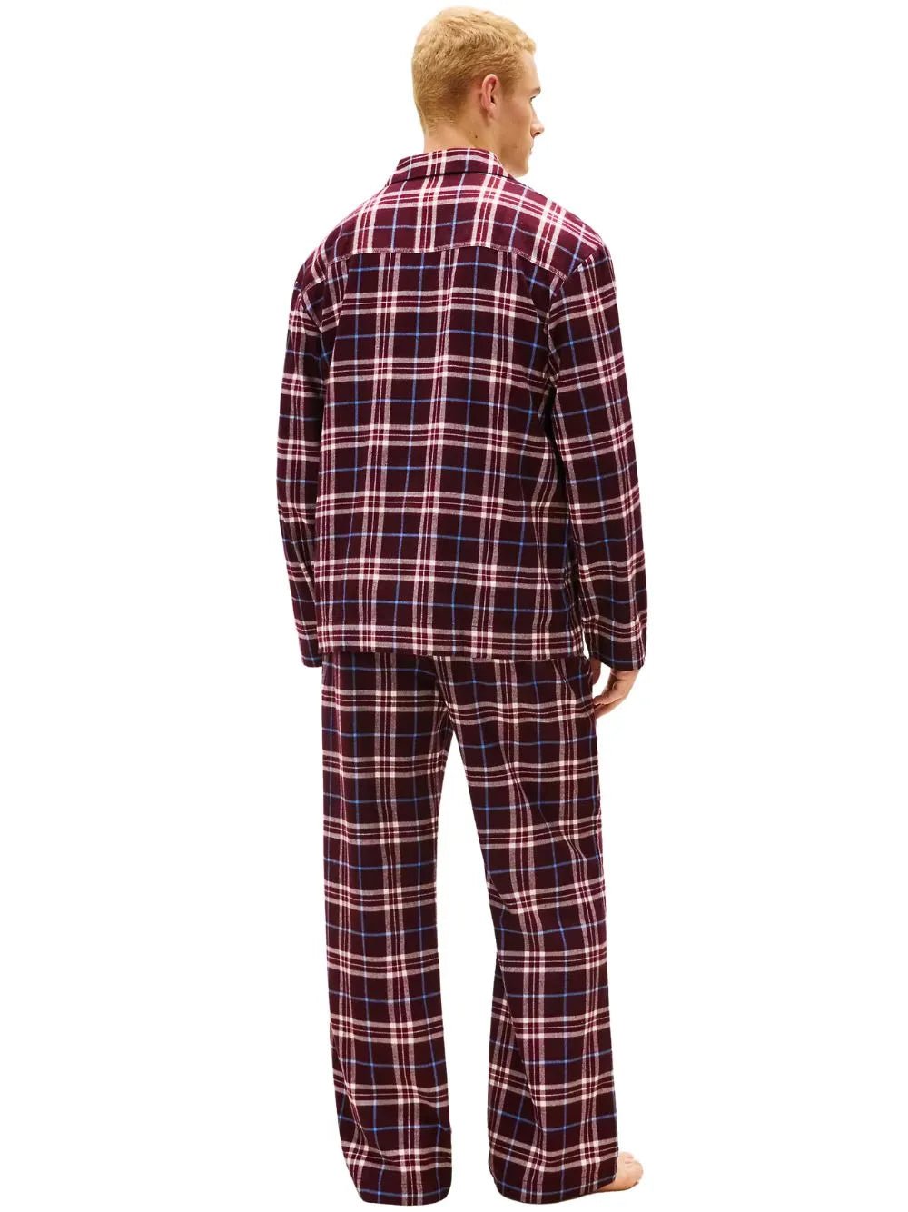 Tommy HilfigerPyjama SetTartan Flannel Pyjamas Gift Set, BurgundyBoxers & Briefs