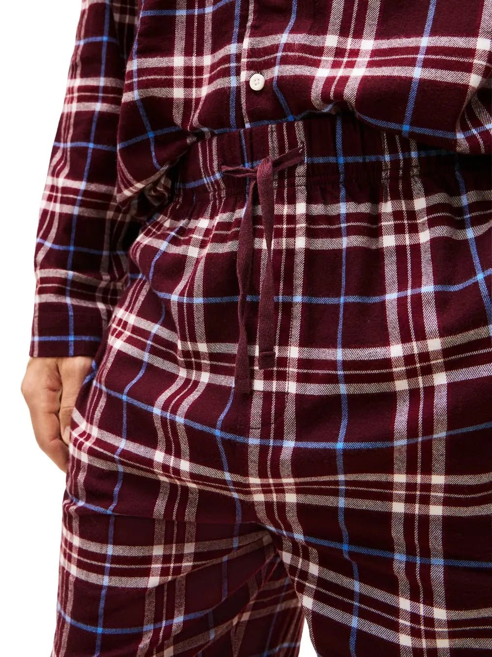 Tommy HilfigerPyjama SetTartan Flannel Pyjamas Gift Set, BurgundyBoxers & Briefs