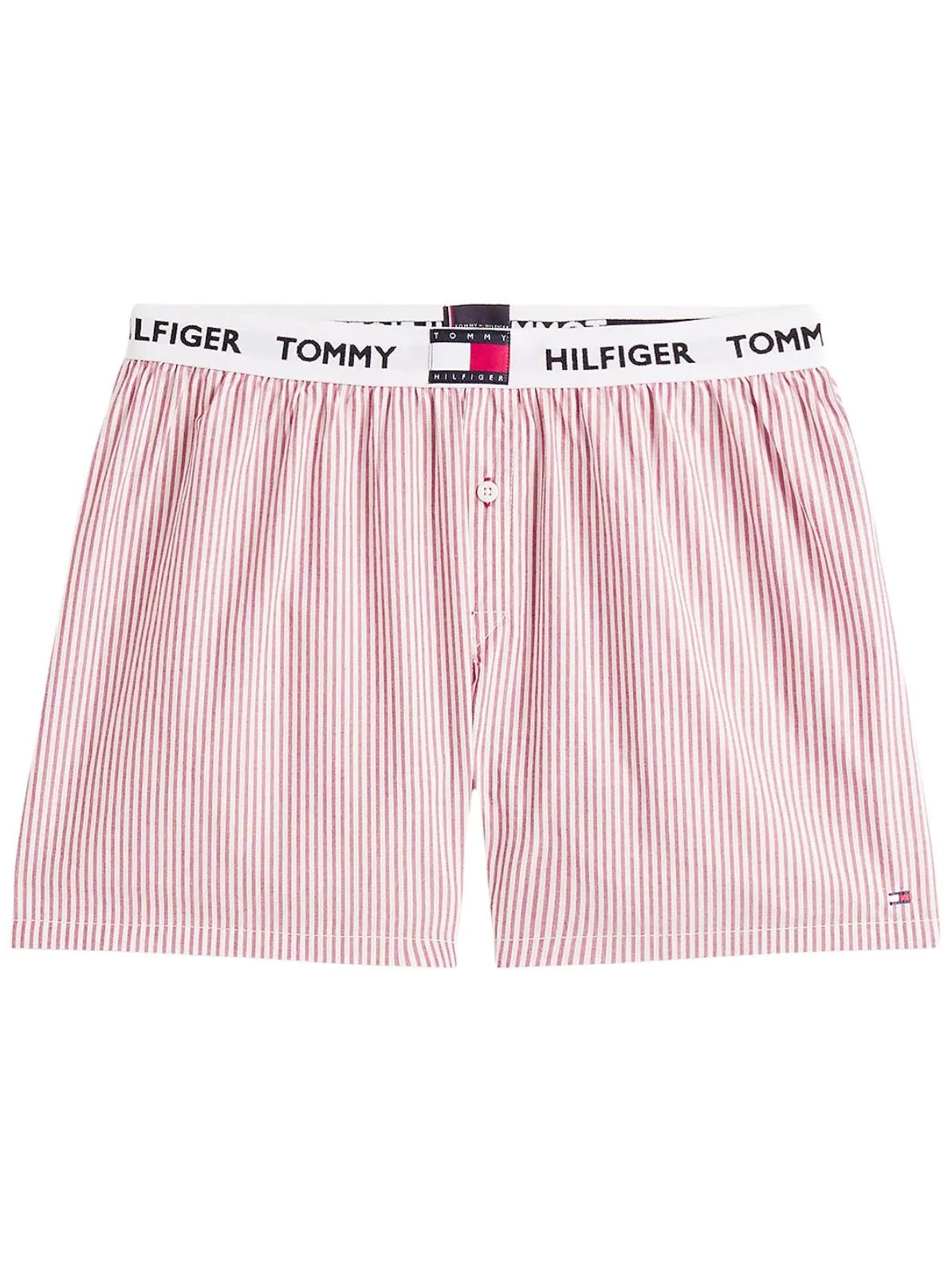 Tommy HilfigerBoxer ShortTH Heritage Stripe Woven Boxer Shorts, RedBoxers & Briefs
