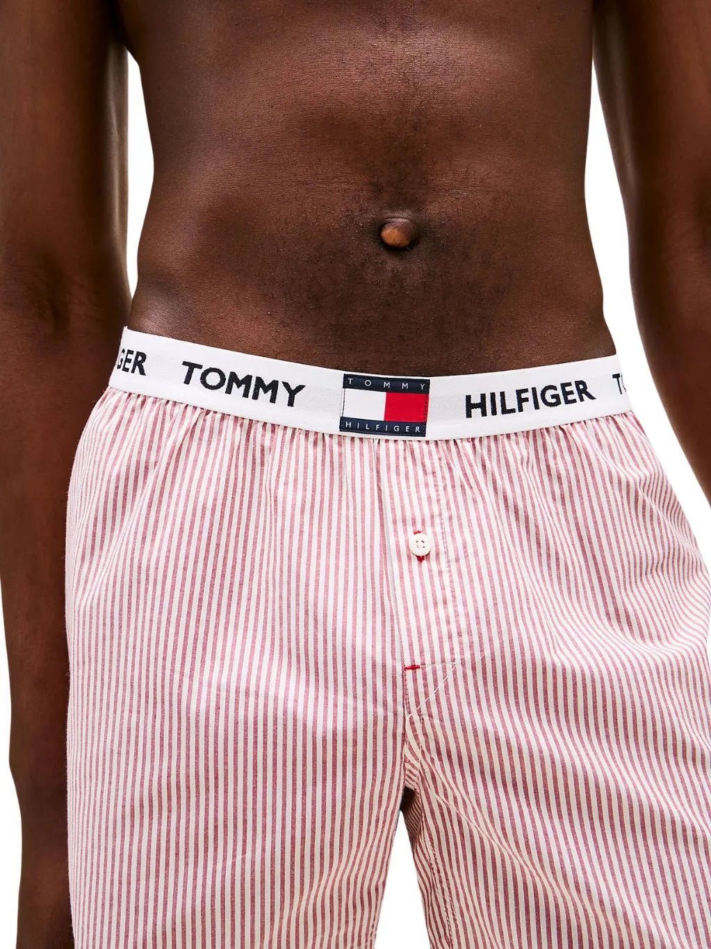 Tommy HilfigerBoxer ShortTH Heritage Stripe Woven Boxer Shorts, RedBoxers & Briefs