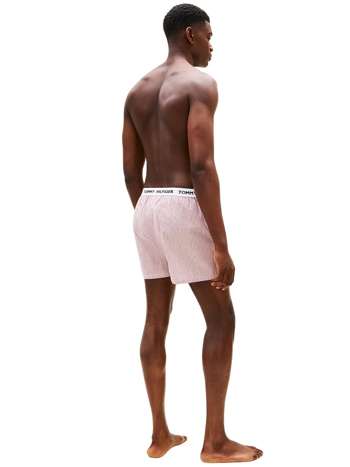 Tommy HilfigerBoxer ShortTH Heritage Stripe Woven Boxer Shorts, RedBoxers & Briefs