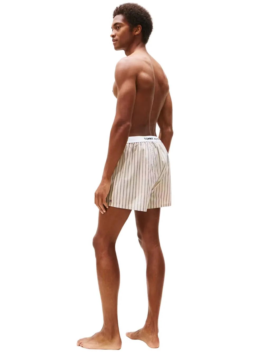 Tommy HilfigerBoxer ShortTH Heritage Stripe Woven Boxer Shorts, Stone/blueBoxers & Briefs