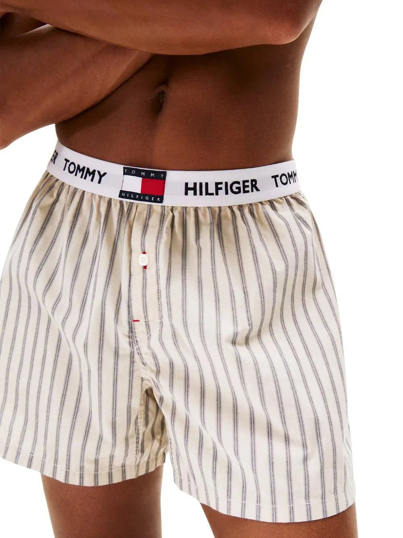 Tommy HilfigerBoxer ShortTH Heritage Stripe Woven Boxer Shorts, Stone/blueBoxers & Briefs
