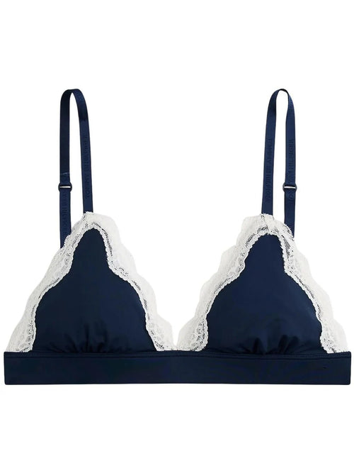 Tommy HilfigerBraTH Micro Lace Triangle Bra, Dark Night NavyBoxers & Briefs